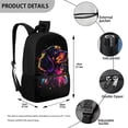thumbnail image 4 of Uorisanigo Colorful Dog 17 inch School Backpack for Girls Boys with Padded Straps Sports Casual Daypack Lightweight Large Capacity for Schools, Camps and Travel, 4 of 6