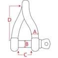 thumbnail image 5 of Extreme Max 3006.8216 Grillete giratorio de acero inoxidable BoatTector - 5/16"", 5 of 5