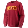 thumbnail image 2 of Women's Pressbox Cardinal Iowa State Cyclones Comfy Cord Vintage Wash Basic Arch Pullover Sweatshirt, 2 of 3