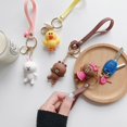 thumbnail image 3 of Cute Cartoon Keychain accessories with Kawaii Anime Bear Key Ring Bag Charm Decoration Gift for Men Women Girls, 3 of 5