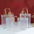 thumbnail image 1 of Bolso de mano transparente de PP, bolsa de regalo de acompañamiento para dama de honor de boda, bolsa de regalo de cumpleaños de plástico, bolsa de regalo de boda, sentido premium, 1 of 4
