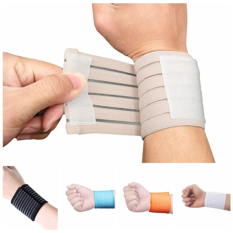 Elastic Sport Wrist Bandage Wristband Gym Support Wrist Brace Wrap Fitness Powerlifting Protective Wrist Sleeve