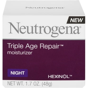 Neutrogena Triple Age Repair Night Moisturizer, 1.7 oz (Pack of 4)