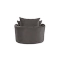 thumbnail image 3 of ACME Zunyas Accent Chair with Swivel in Gray Velvet, 3 of 6