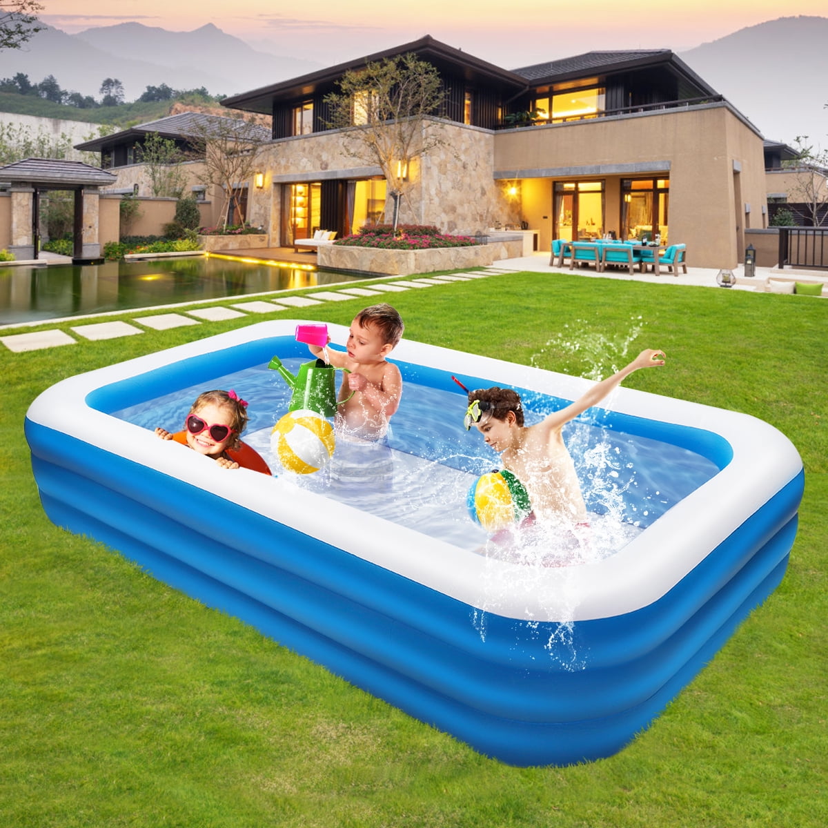 how long can i leave water in a blow up pool