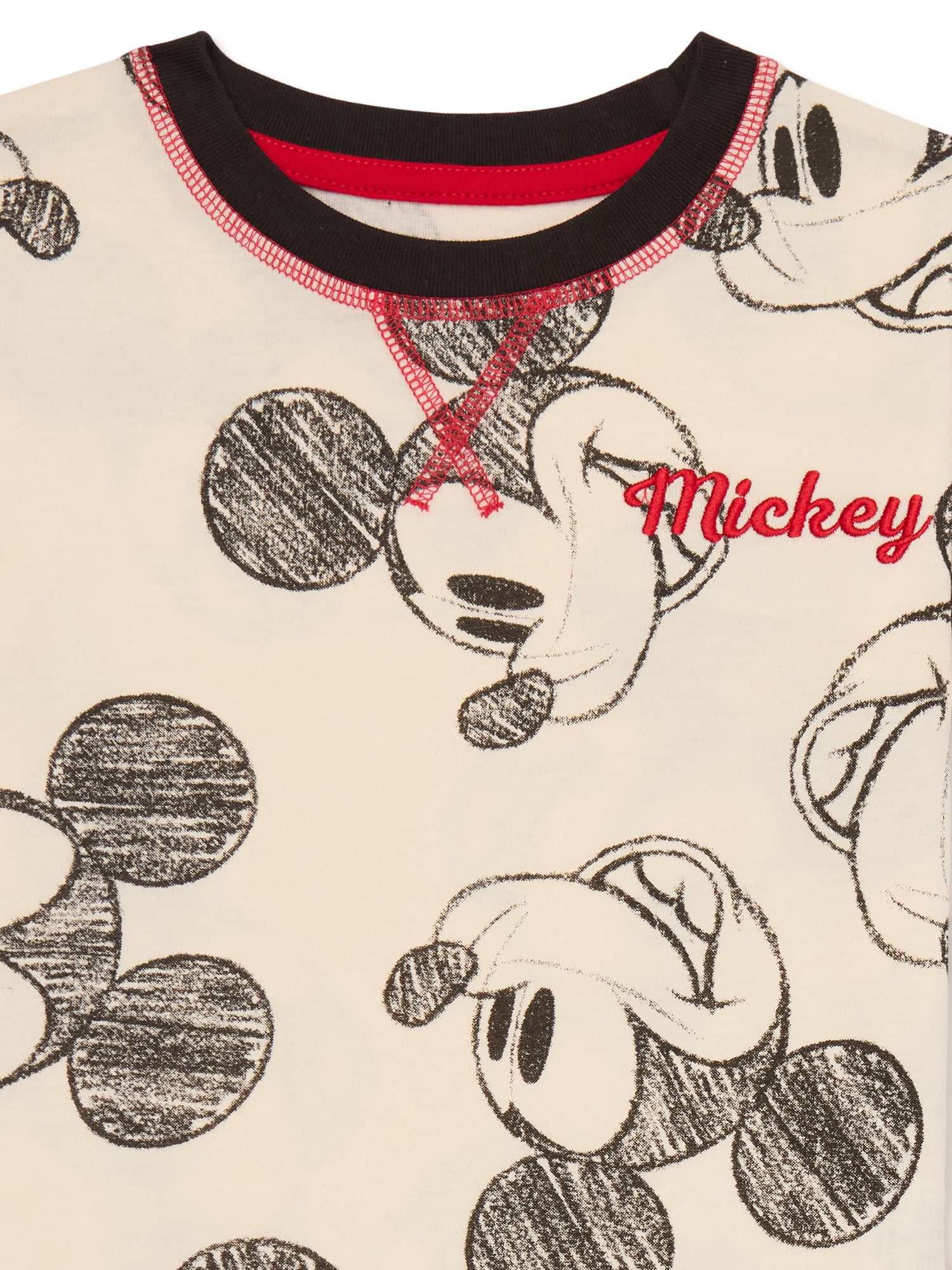 Mickey Mouse Toddler Boys Short Sleeve T-Shirt and Shorts Set, 2-Piece, Sizes 12M-5T