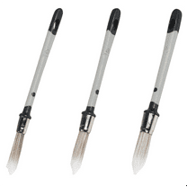 Trim Painting Tool, 3 Packs with 0.6/0.7/0.8Inch Small Paint Brushes for Walls, Edge Painting Tool, Trim Paint Brushes