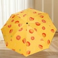 thumbnail image 6 of amagogo Folding Umbrella Compact Manual Open Lightweight Windproof Portable Umbrella Orange, 6 of 8