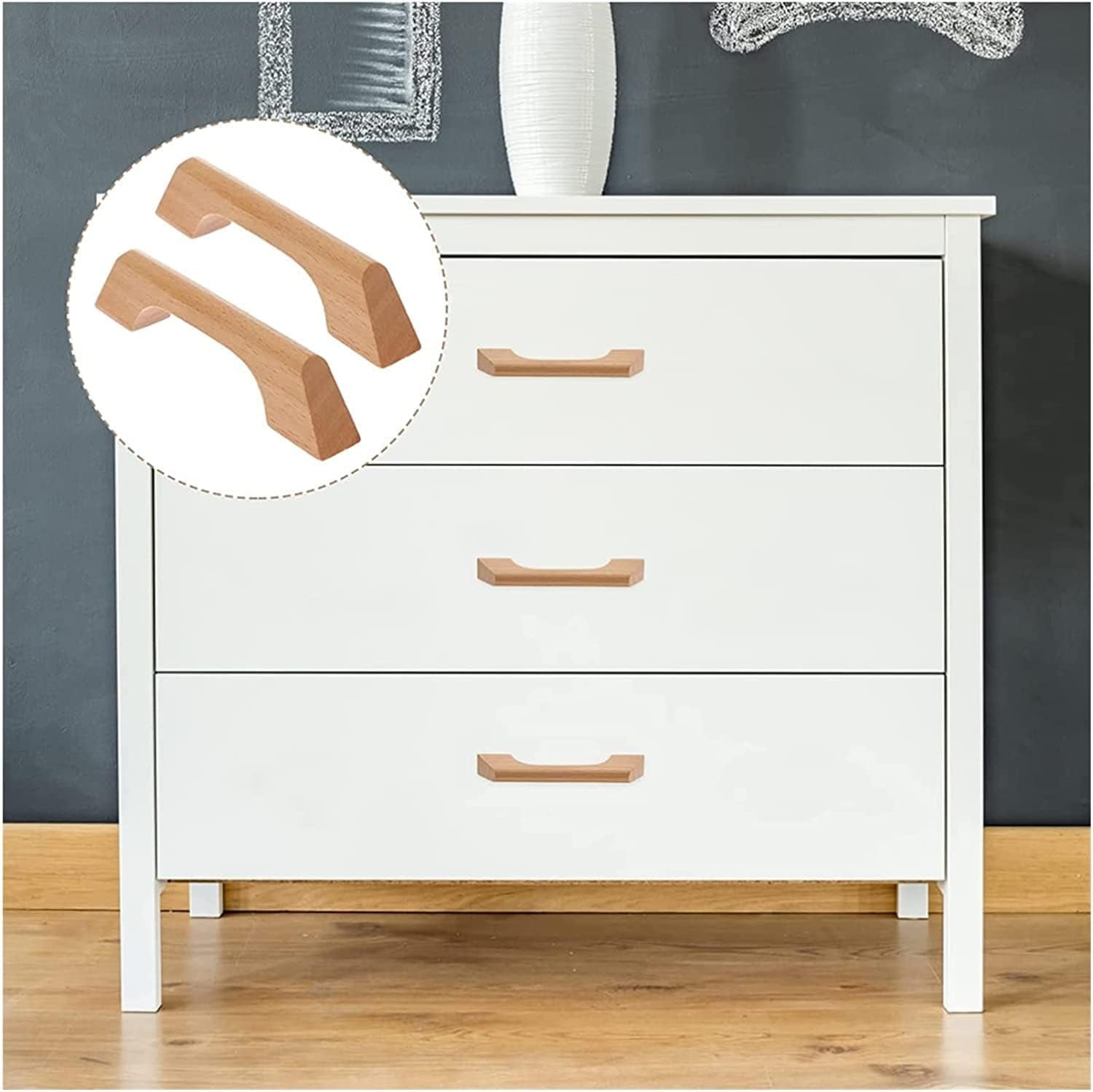 Gamvdout Log Wood Knobs Wardrobe Door Handle Cabinet Drawer Pull Drawer Pull Handle 4pcs Wood Unfinished Drawer Handles Kitchen Cabinets Furniture Dresser Wardrobe Cupboard Drawer Handles