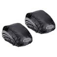 thumbnail image 1 of Unique Bargains Waterproof Helmet Cover Bike Helmet Rain Cover Ride Gear with Reflective Strip Black 2 Pack, 1 of 5