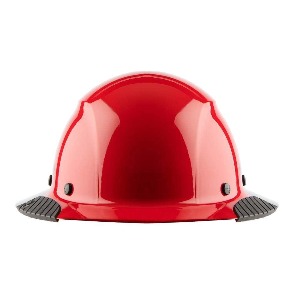 Lift Safety Dax Fifty/50 Full Brim Hard Hat Red Fiber Resin