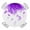 Purple, variant on Modern Purple Round Tablecloth for 45-54 Inch Tables,Fitted Table Cover with Elastic Edge,Gradient Floral Abstract Bohemian White Waterproof Outdoor Table Cloth Protector for Patio Garden Dinner