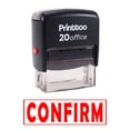 thumbnail image 2 of Printtoo Self Inking Rubber Stamp Office Stationary CONFIRM Custom Stamp-Red, 2 of 2