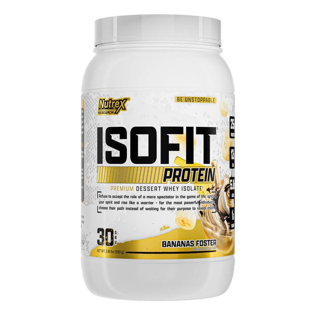 Proteína en polvo Nutrex Research IsoFit 100% Whey Isolate 30 porciones