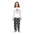 thumbnail image 4 of Family Matching Volleyball Snowman Christmas Pajama Set, Volleyball Pattern Pants with Pet Outfit, 4 of 7