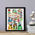 thumbnail image 3 of Designs ByLITA Las Vegas, Nevada Inspirational, 5 x 7 White Wall Print (Framed) | American Cities Stylish Home Decoration, 3 of 6