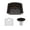 Galaxy Mocha, variant on 23" x 21" Quartz Kitchen Sink, Single Bowl Sink, Drop-in Sink, Undermount Sink, Granite Kitchen Sink, Galaxy Beige Kitchen Sink, with Steel Grid and Basket Strainer, Lexicon Platinum LP-2321D-B