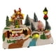 thumbnail image 1 of Caja de música decorativa de resina para mesa, artículo artesanal, regalo de Navidad, decoración navideña de resina con luz, decoración navideña para. Tren giratorio, 1 of 9