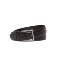 thumbnail image 1 of Gravity Threads Mens Fashion Leather Double Keeper Belt, Black, 1 of 2