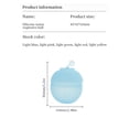 thumbnail image 5 of Reutilizables Silicona Bombas Recargables para () Azul, 5 of 5