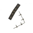 thumbnail image 2 of Dritz Campaign Textured Right Angle, Small, 3 Pack, Antique Brass, 2 of 8