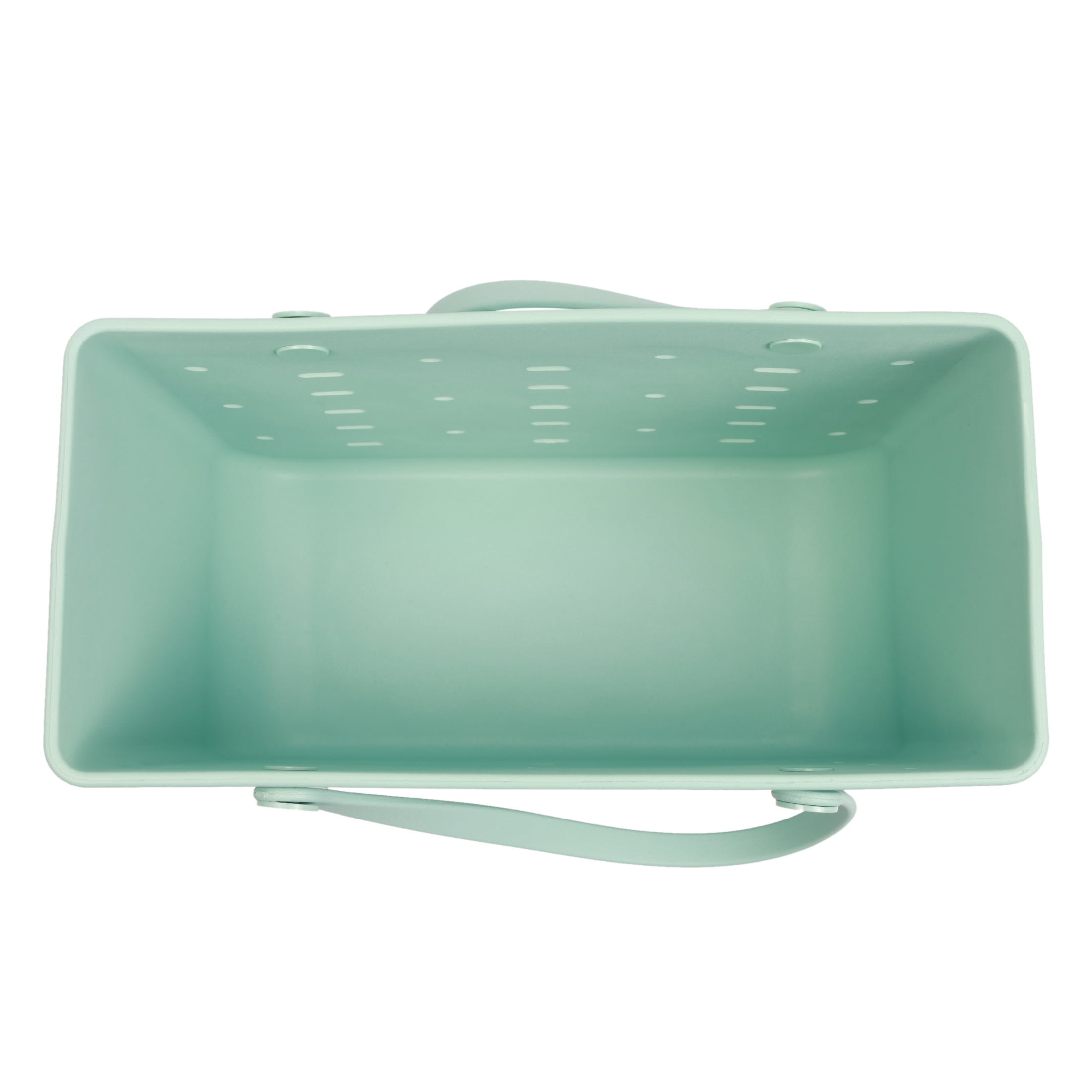 Mainstays All Purpose, Large EVA Flex Tote – 18in W x 8.75in D x 13in H – Waterproof, Washable - Classic Mint