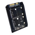 thumbnail image 3 of Tarjeta Adaptadora MSATA una SATA3 Tarjeta MSATA una SATA Unidad de Estado SóLido MINI SATA SSD una Adaptador de Tarjeta de ConversióN de Interfaz 6G, 3 of 5