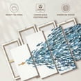 thumbnail image 6 of Elephant Stock A New Direction Wall Art - Horizontal Multi Panel Canvas - Living Room Wall Decor - Animal Multi Panel - White And Blue Decor By Norman Wyatt Jr. - 43" x 27", 6 of 8