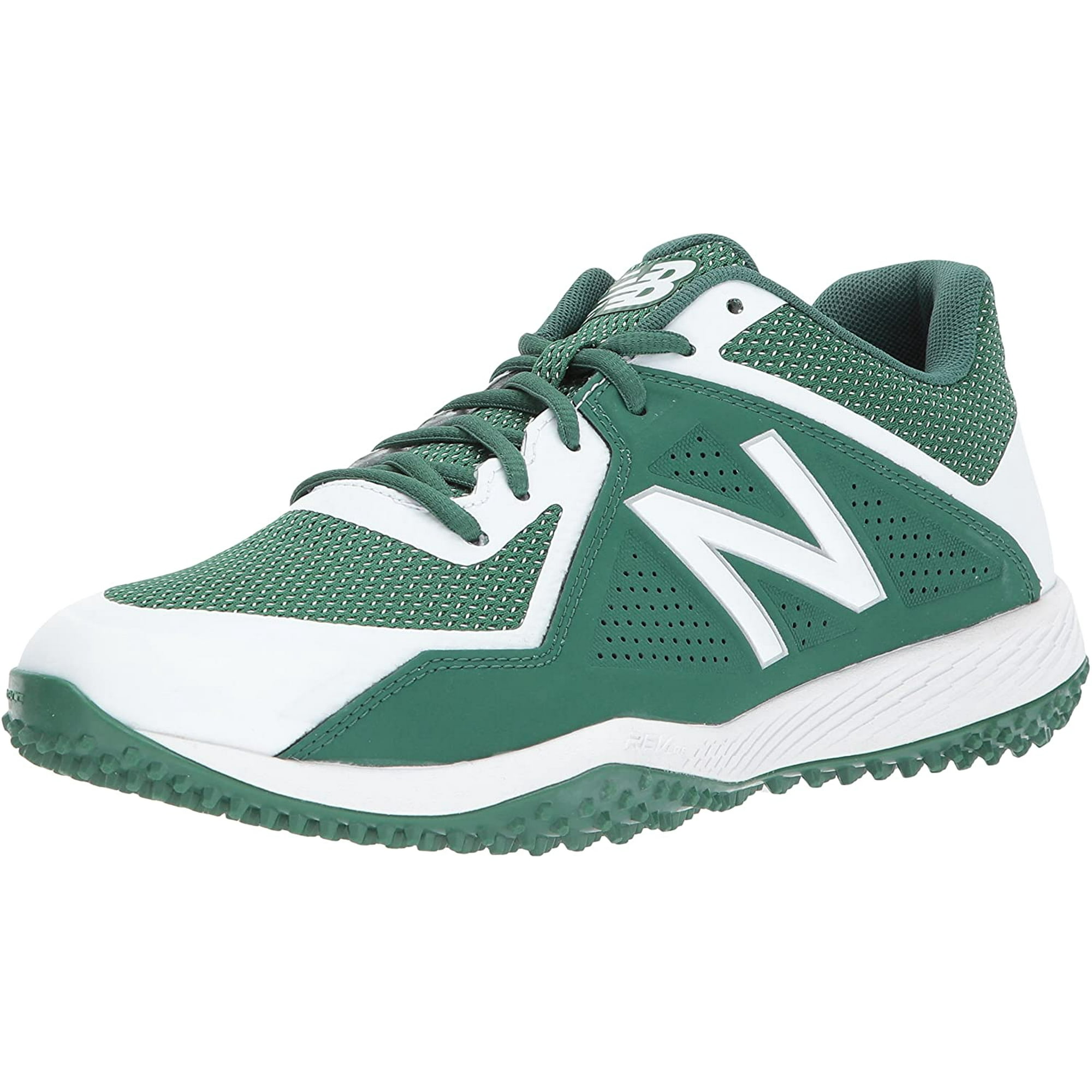 New Balance Men s T4040v4 Turf Baseball Shoe Green White 16 D US Walmart