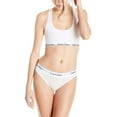 thumbnail image 2 of Calvin Klein Women's Modern Cotton Bralette, White, Medium, 2 of 4