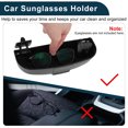 thumbnail image 4 of Unique Bargains Car Sunglasses Case for Mercedes-Benz GLA SUV X156 2015-2024 Eyeglasses Holder Storage Box Plastic Black 1 Set, 4 of 7