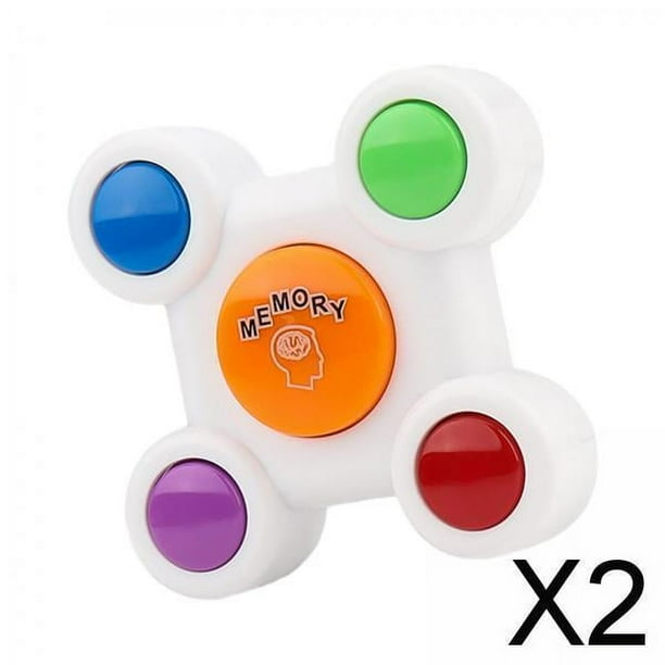 Juego de Memoria Electrónico Baoblaze 2x Preguntas Memorización de Colores 4 secuencias Juguetes Electrónicos