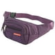 thumbnail image 1 of Riñonera deportiva de lona para hombre y mujer, informal, de un solo hombro, para exteriores, impermeable, color morado, 1 of 5