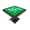 Brown, variant on Foldable Automatic Mahjong Table with Wheels, 42mm Numbered Tiles (2 Sets), Portable Electric Mahjong Table for Home & Entertainment