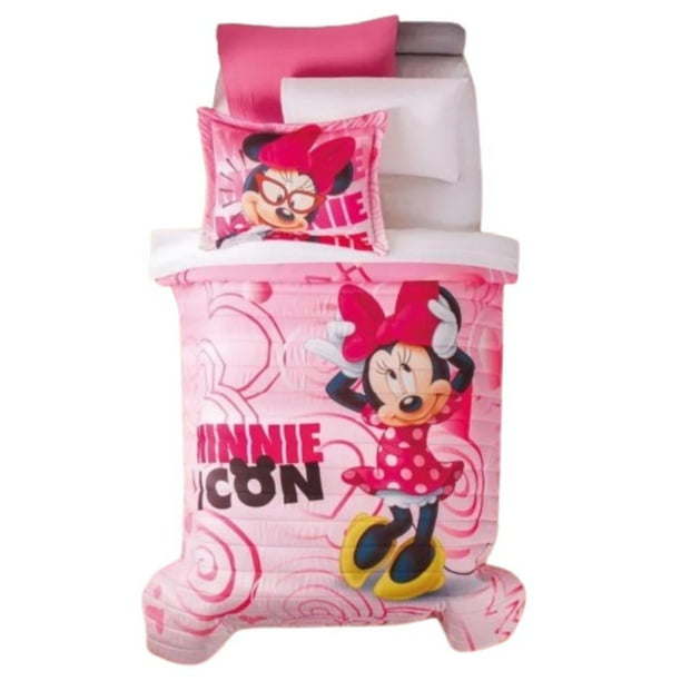 Edredón Individual Neo Minnie Coquette Rosa Concord