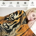 thumbnail image 3 of Orinice Tiger Blanket Gifts for Adult Kids Tiger Print Skin Pattern Flannel Throw Blankets Soft Comfy Lightweight for Home Decor Couch Bed Sofa  40x50in, 3 of 6