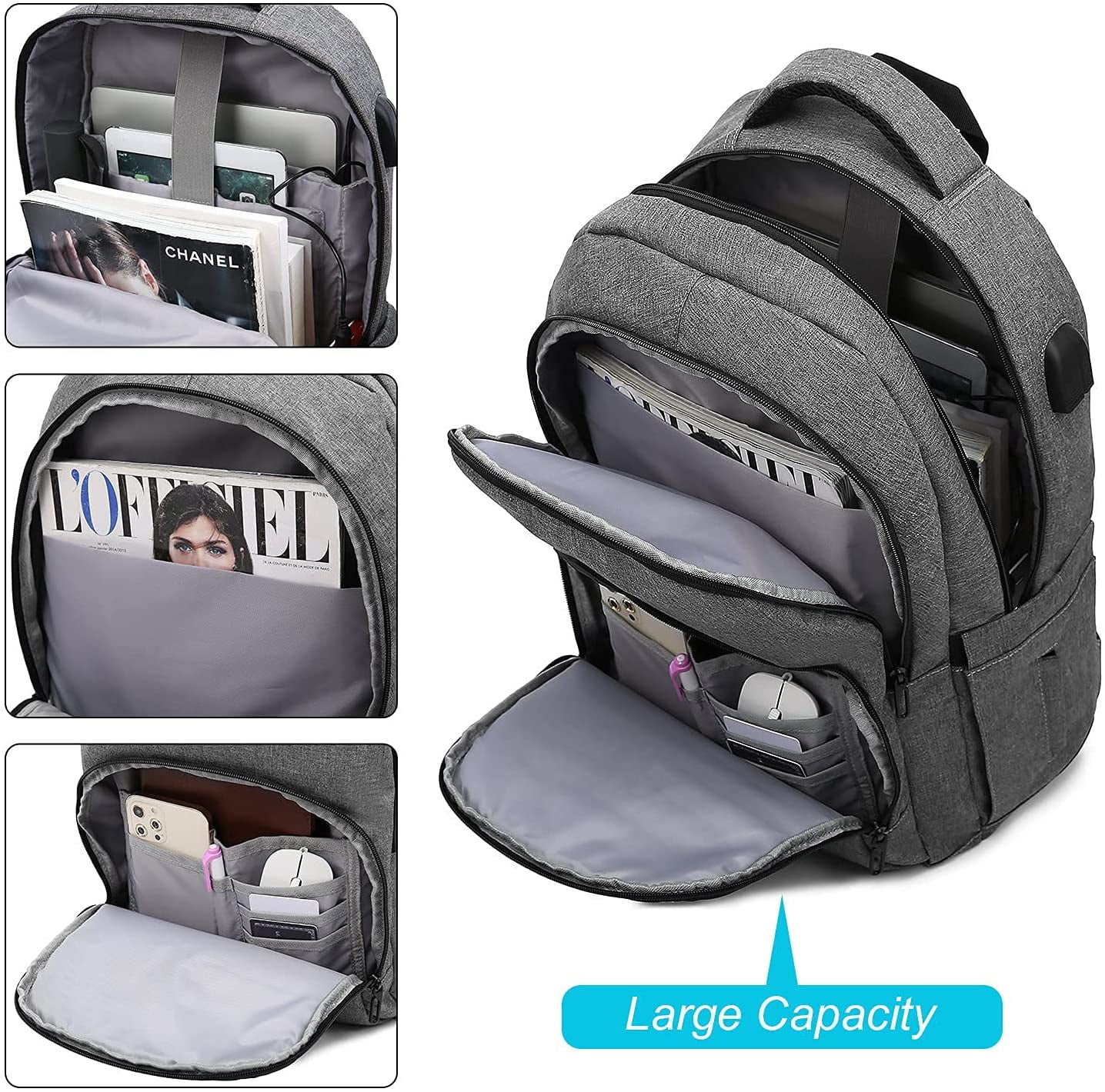 17 inch Laptop Backpack, Water Resistant Travel Backpacks for Women Men, College School Backpack Student Bookbag - Walmart.ca 17 inch Laptop Backpack, Water Resistant Travel Backpacks for Women Men, College School Backpack Student Bookbag - Walmart.ca