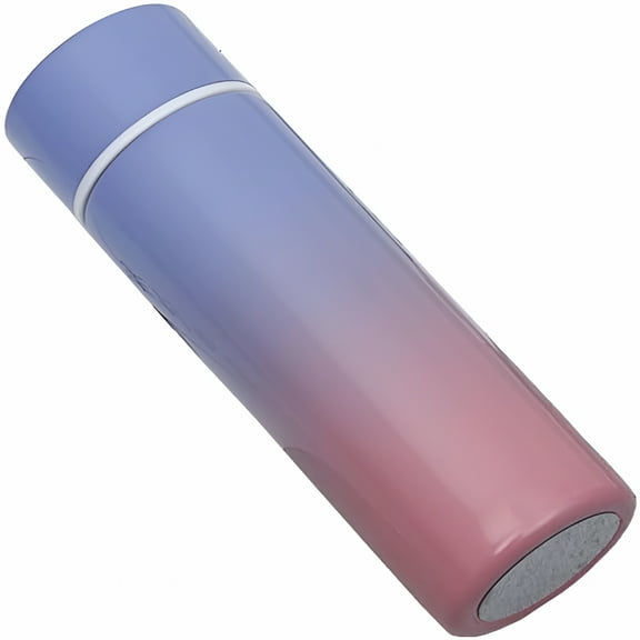 ACDANC Cute Slim Insulated Stainless Steel Water Bottle - Portable Mini Thermos With Vacuum Sealing&Double Wall Design (5 Oz / 150 Ml,Pink Purple)