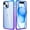 Purple Blue, variant on for iPhone 15 Case, Compatible with Magsafe, [Not Yellowing] [-Grade Drop Protection] Clear Phone Case for iPhone 15 with Shockproof Bumper 2023 - Black