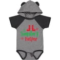 thumbnail image 3 of Inktastic Santa's Helper, Elf Shoes, Snowflakes, Christmas Boys or Girls Baby Bodysuit, 3 of 5