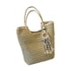 thumbnail image 3 of Bolso de hombro de paja para mujer, moderno y moderno bolso de compras para mujer Beige, 3 of 9