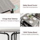 thumbnail image 4 of 5-piece dining set para 4: small square dinette con oak mesa y 4 forrado sillas, perfect para compact kitchens y dining rooms, 4 of 7