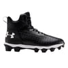 Under Armour Hammer Mid RM Junior Football Cleats - Black, White