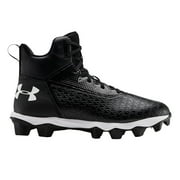 Under Armour Hammer Mid RM Junior Football Cleats - Black, White