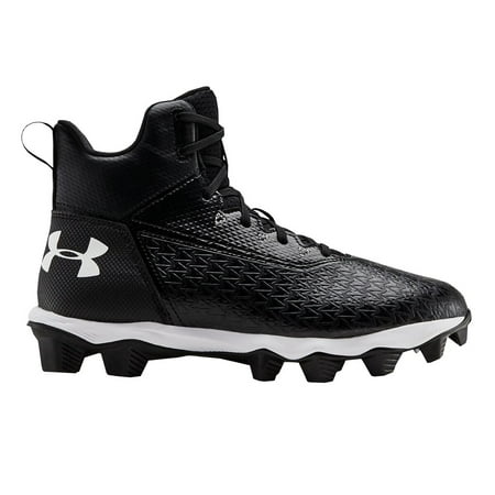 Under Armour Hammer Mid RM Junior Football Cleats - Black, White