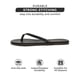 thumbnail image 3 of Sandalias tipo flip flop Project Cloud con espuma viscoelástica, veganas, negras, talla 5.5, 3 of 6