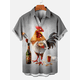 thumbnail image 3 of Camisa divertida e informal con estampado de gallo para correr para hombre, camisa de manga corta para hombre, camisa holgada de verano para playa, camisetas de gran tamaño para hombre para niños, 3 of 5