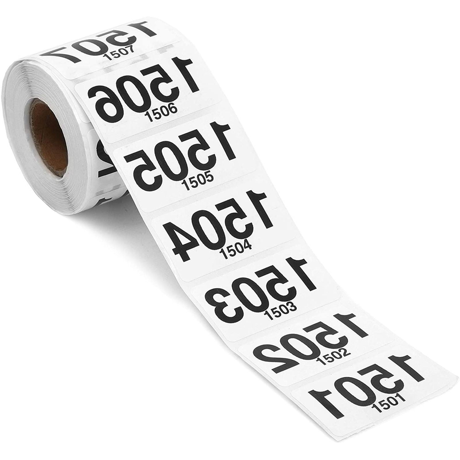 live sales consecutive reversed mirrored number stickers 1501 to 2000 labels 2 x1 total 500 count walmart com