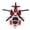 Red, variant on M Buder Universal Propeller Electric Kids Airplane Toy Cool Music Plane Toy with Light and Sound for Kids Red, 8.27x7.09x3.94 Inches / 21.0x18.0x10.0 cm Flying Toy