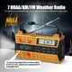 thumbnail image 2 of Emergency Radio Audiocrazy - Manivela solar (5000 mAh), color amarillo, 2 of 7